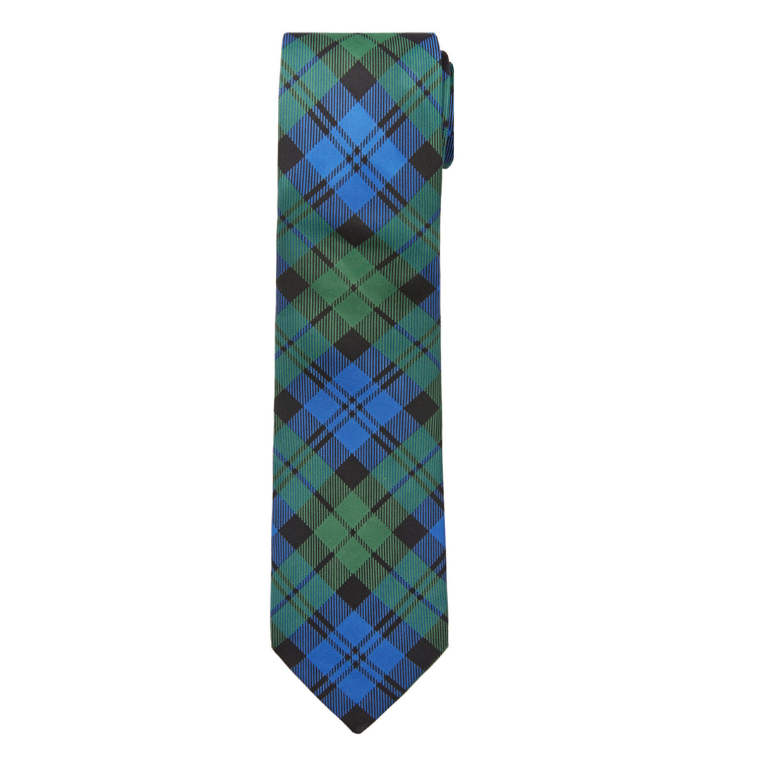 Black Watch Tartan Plaid Extra Long Tie