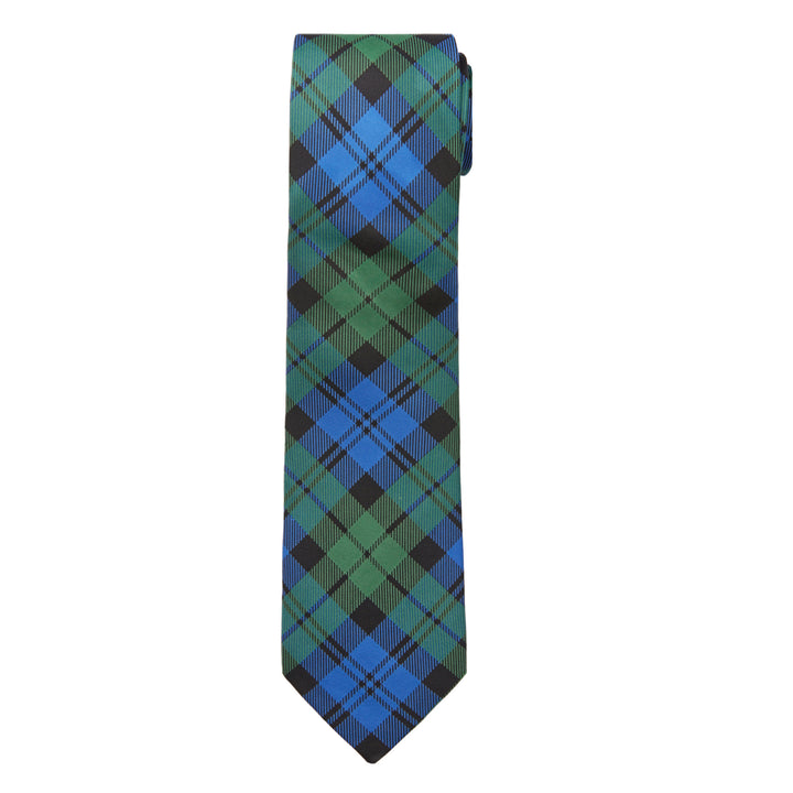 Black Watch Tartan Plaid Extra Long Tie