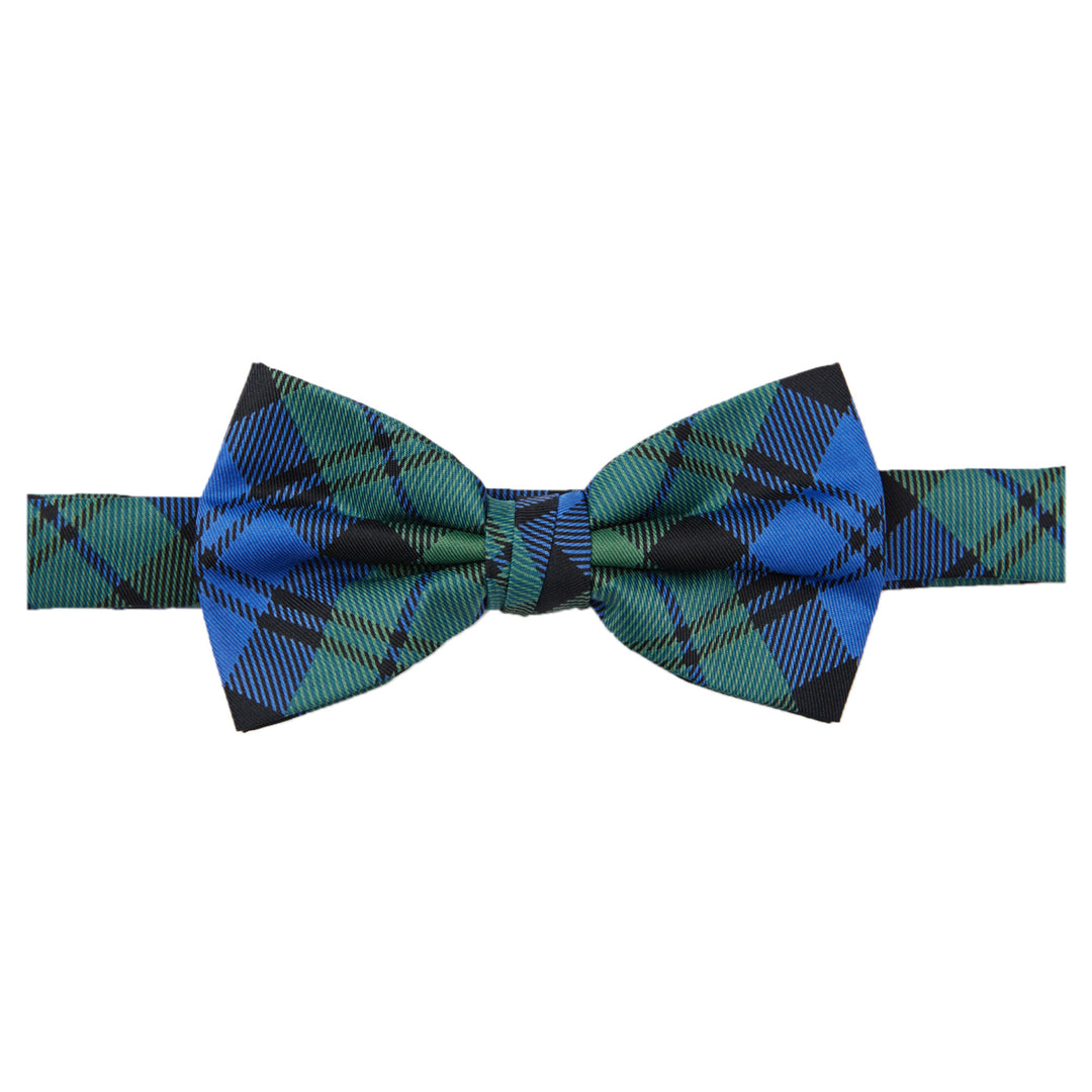 Black Watch Tartan Plaid Banded Bow Tie