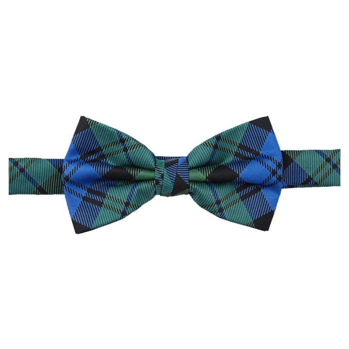 Black Watch Tartan Plaid Banded Bow Tie