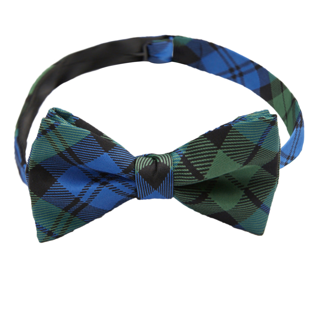 Black Watch Tartan Plaid Self-Tie Bow Tie