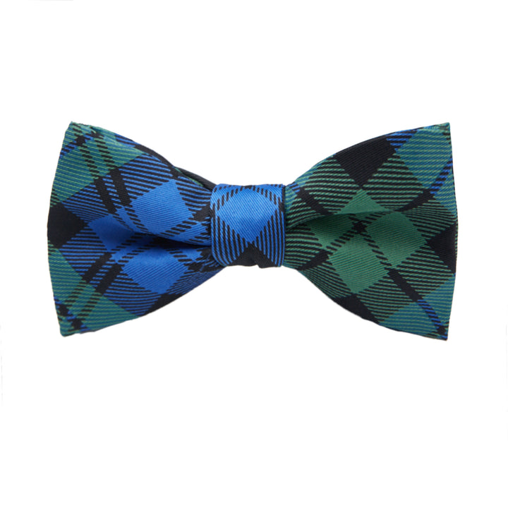 Black Watch Tartan Plaid Self-Tie Bow Tie