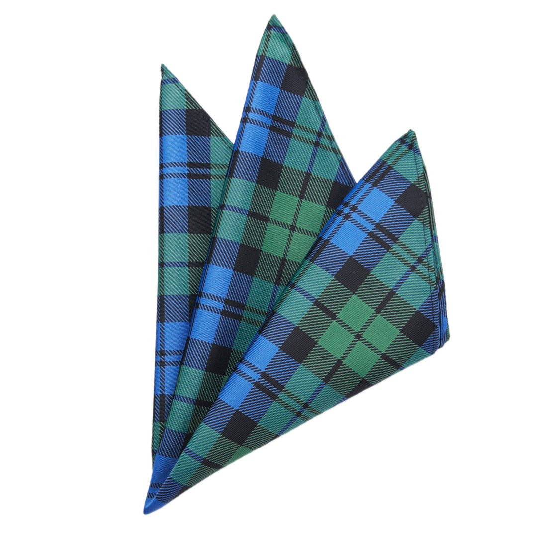 Black Watch Tartan Plaid Pocket Square