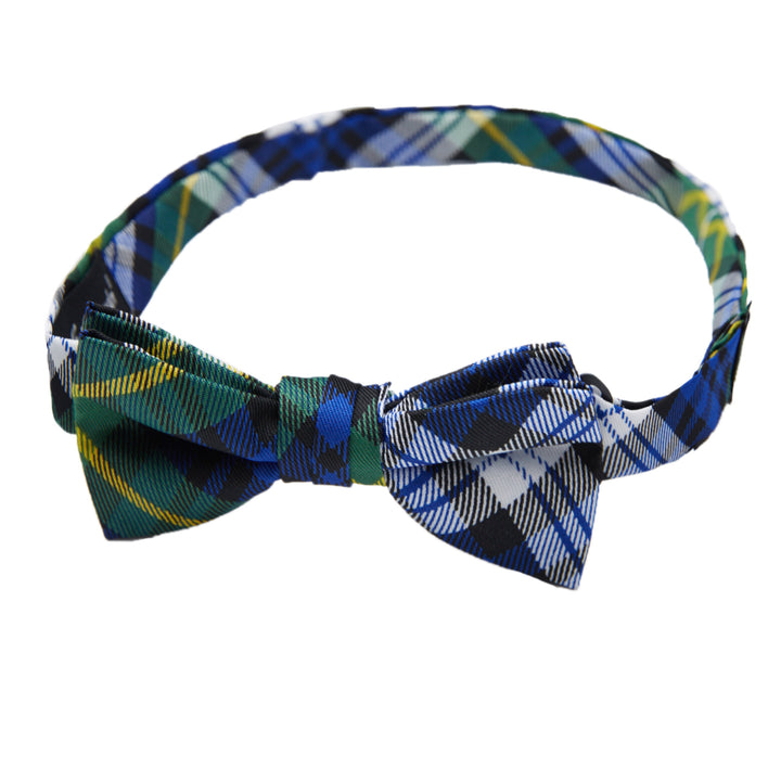 Kid's Dress Gordon Tartan Plaid Banded Bow Tie