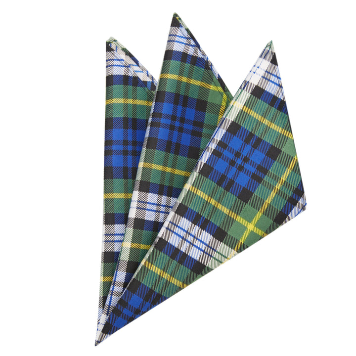 Dress Gordon Tartan Plaid Pocket Square