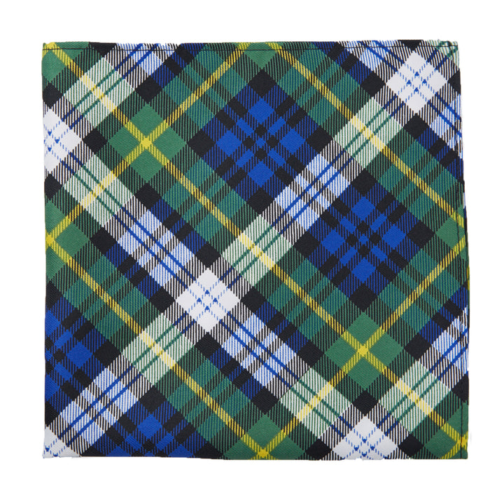Dress Gordon Tartan Plaid Pocket Square