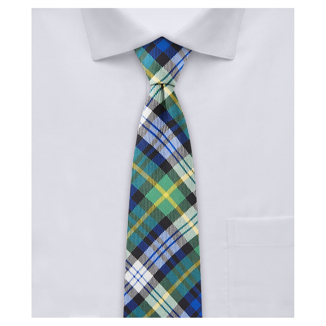 Dress Gordon Tartan Plaid Slim Tie