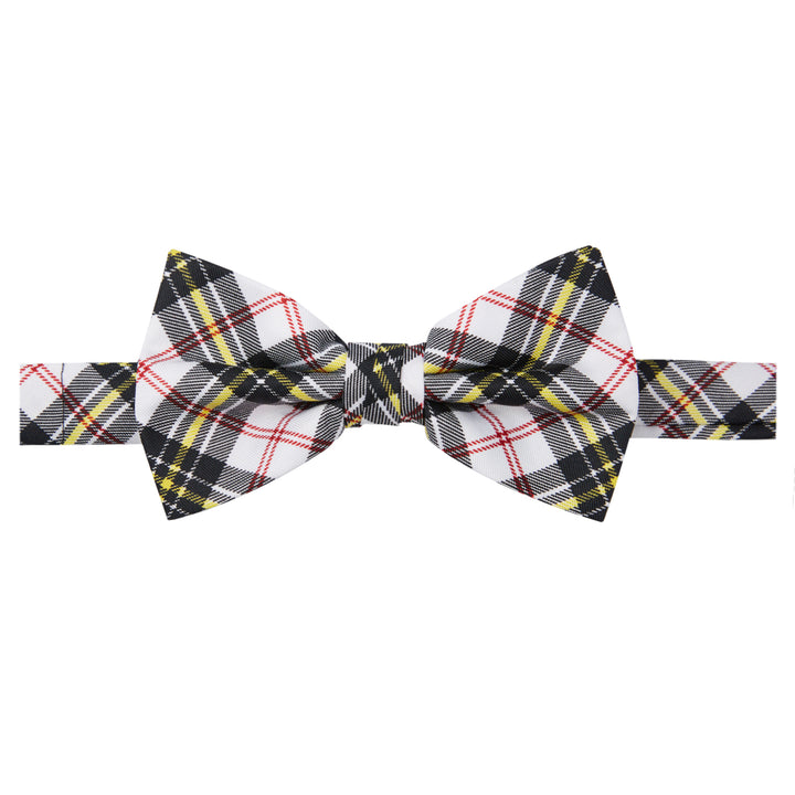 MacPherson Tartan Plaid Banded Bow Tie