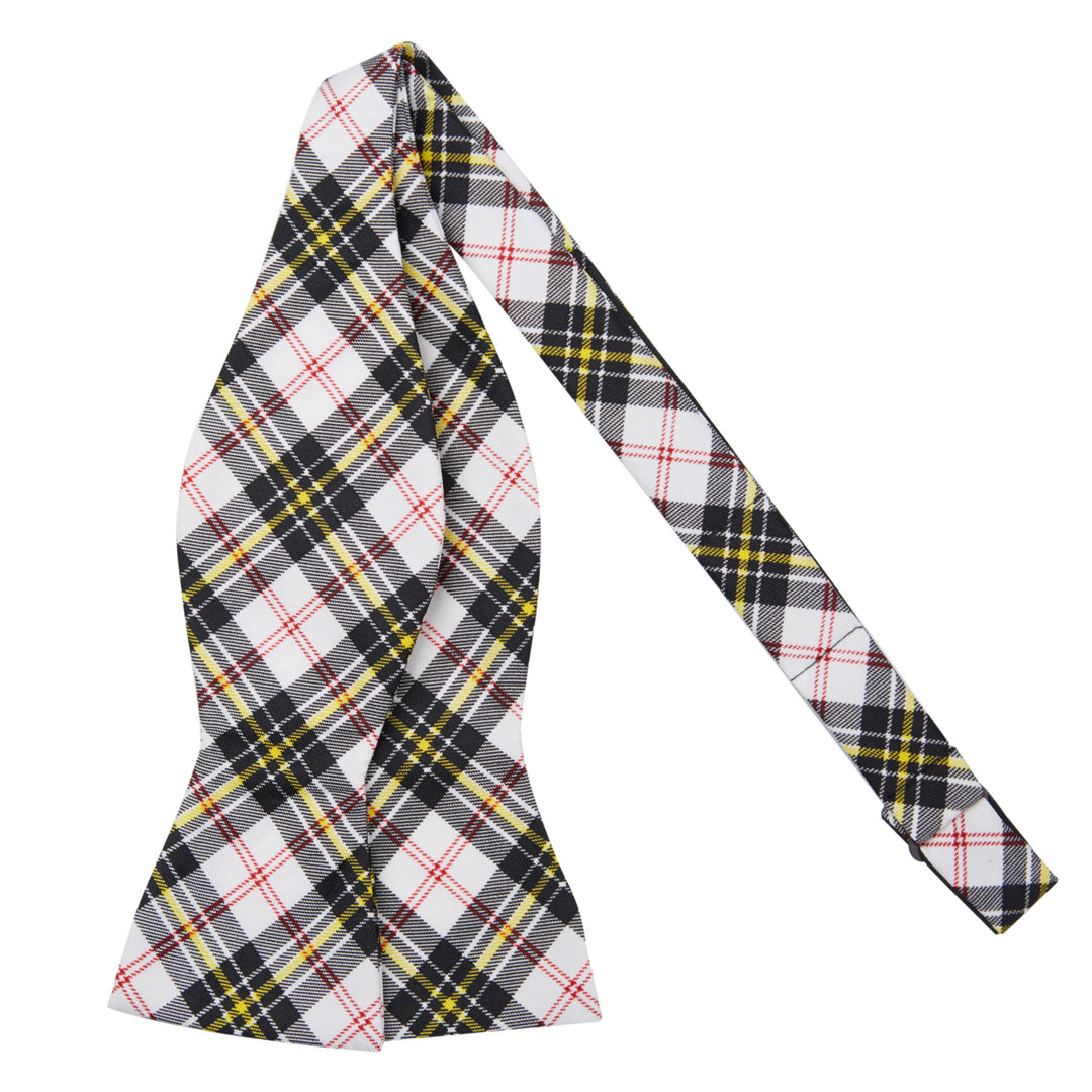 MacPherson Tartan Plaid Self-Tie Bow Tie