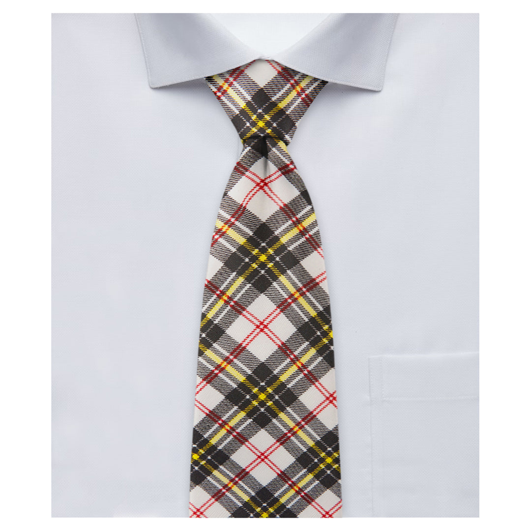 MacPherson Tartan Plaid Extra Long Tie