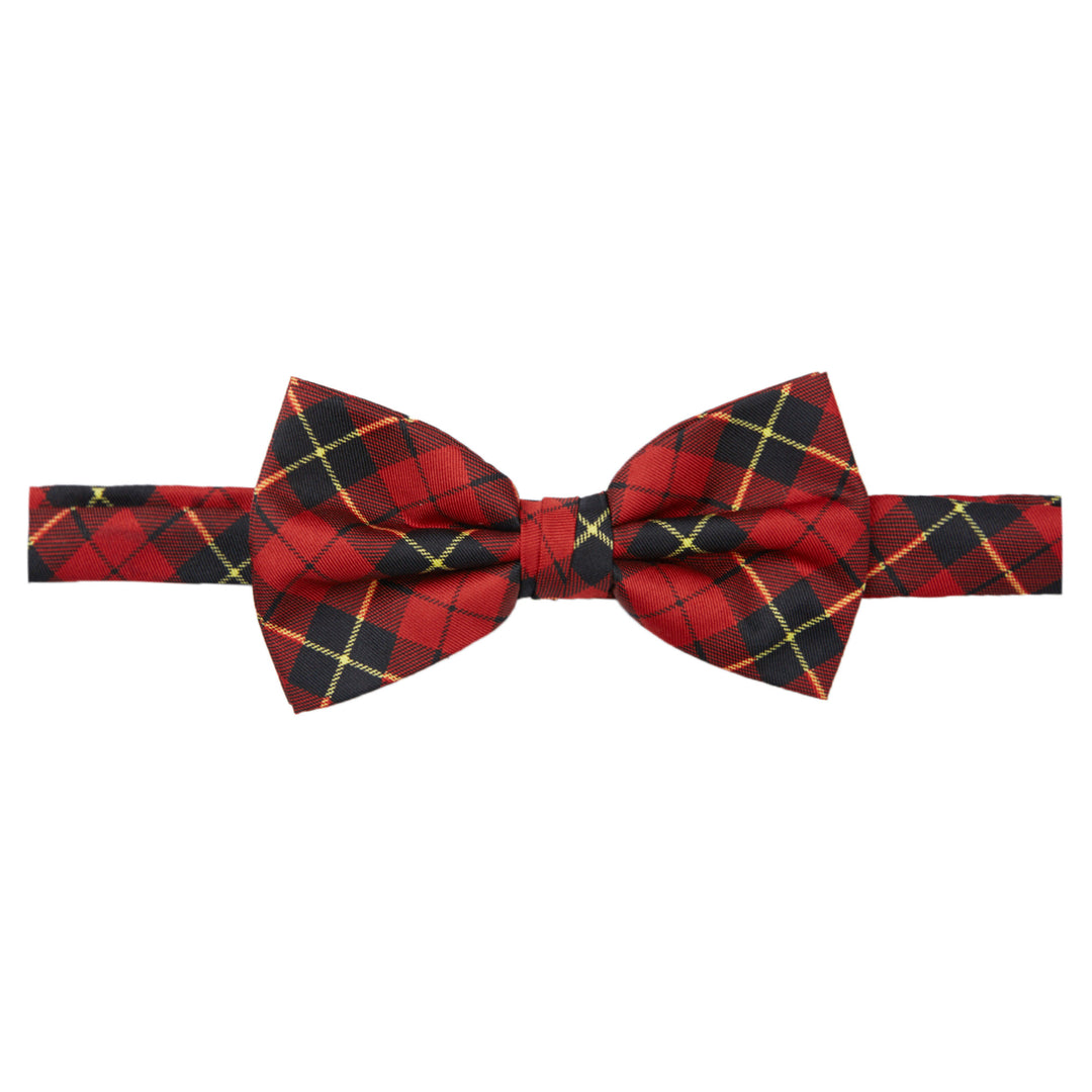 Wallace Tartan Plaid Banded Bow Tie