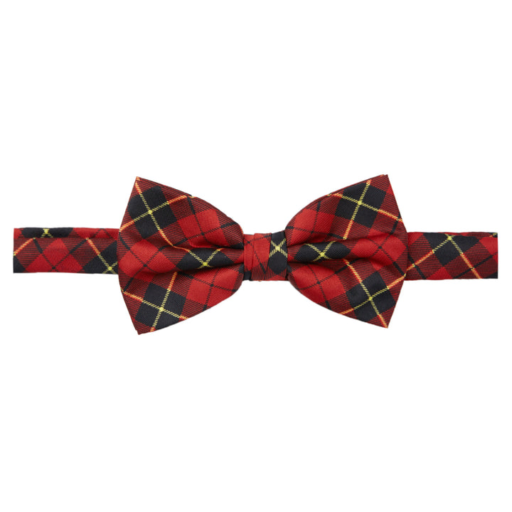 Wallace Tartan Plaid Banded Bow Tie