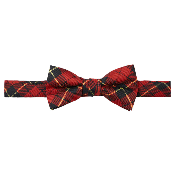 Kid's Wallace Tartan Plaid Banded Bow Tie