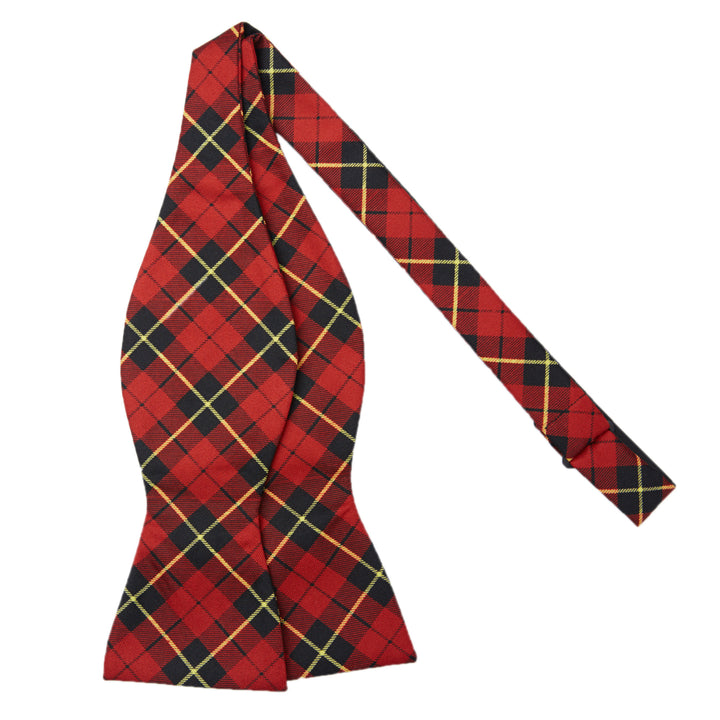 Wallace Tartan Plaid Self-Tie Bow Tie