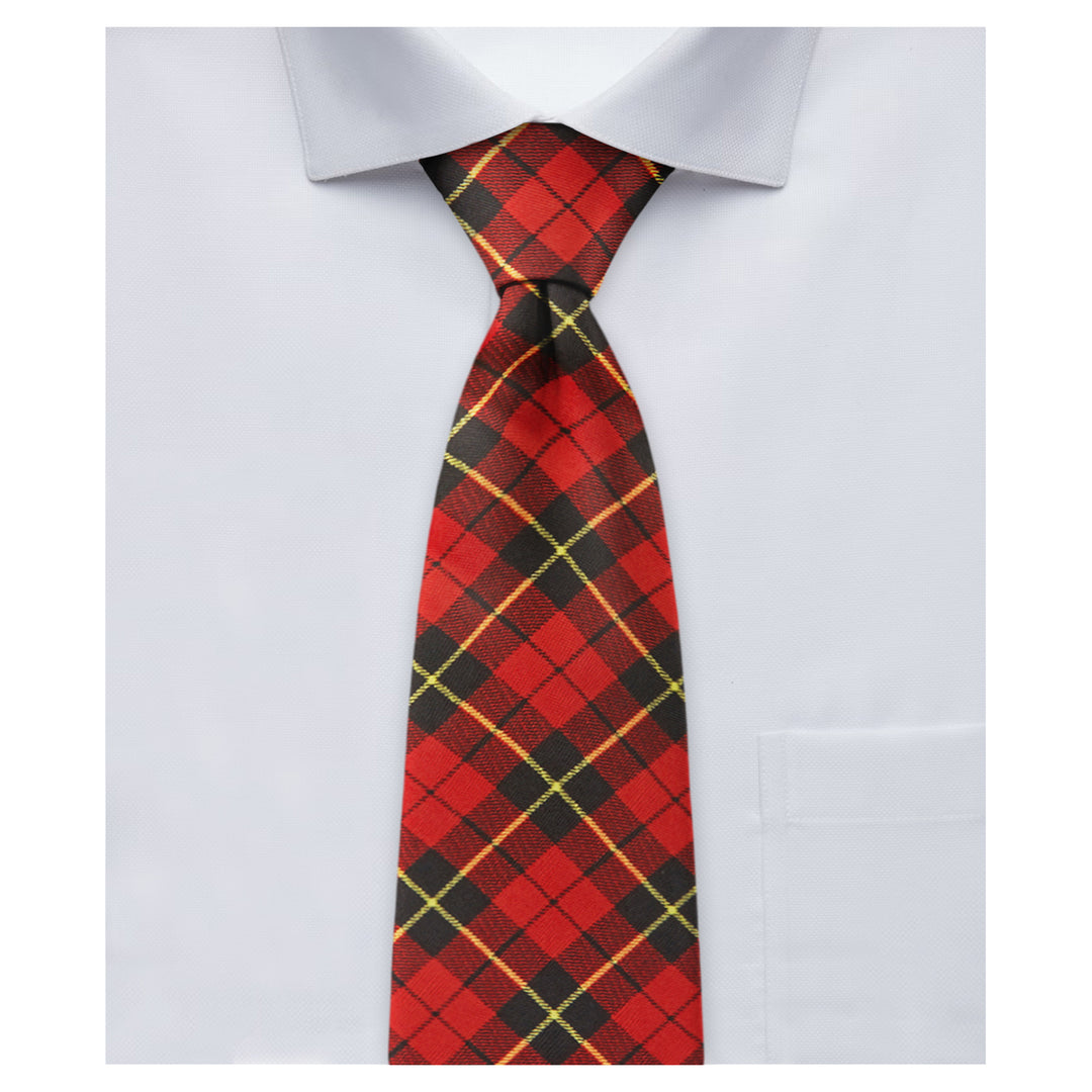 Kid's Wallace Tartan Plaid 11" Zipper Tie