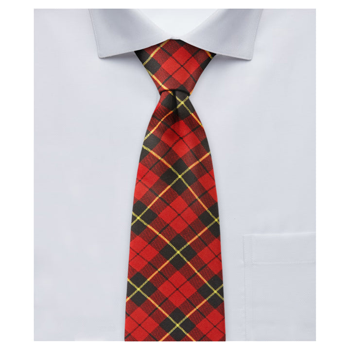Kid's Wallace Tartan Plaid 14" Zipper Tie