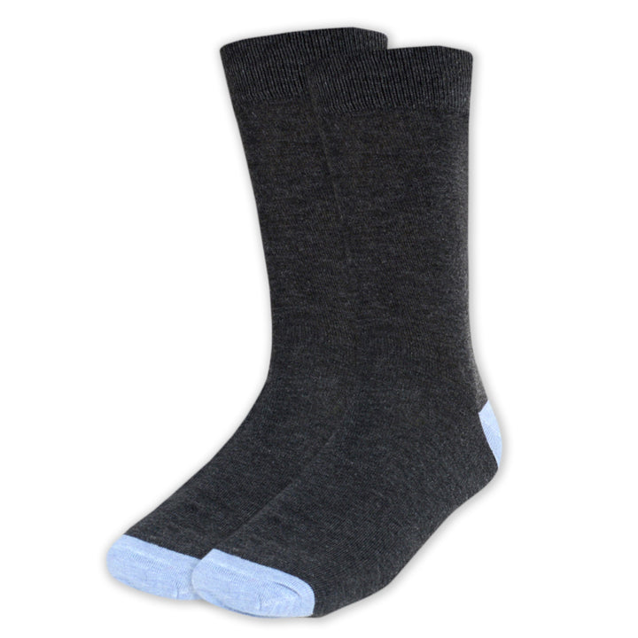 Solid Crew Socks - Dark Gray