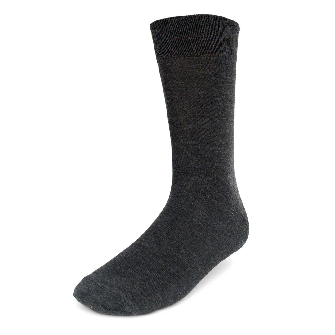 Solid Crew Socks - Charcoal