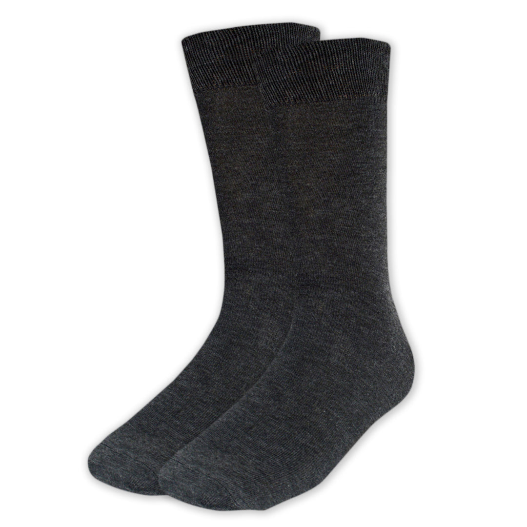 Solid Crew Socks - Charcoal