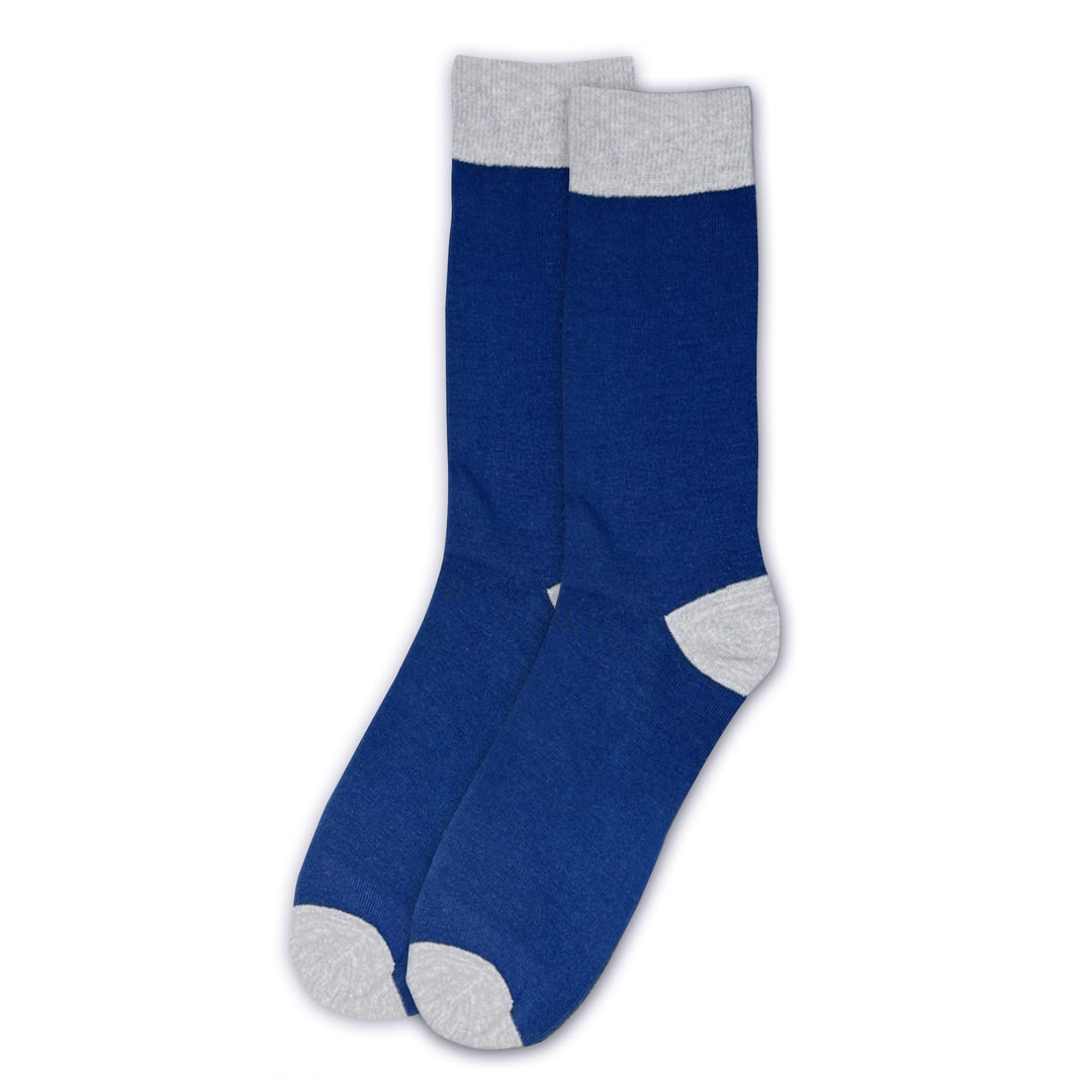 Solid Color Crew Socks - Blue