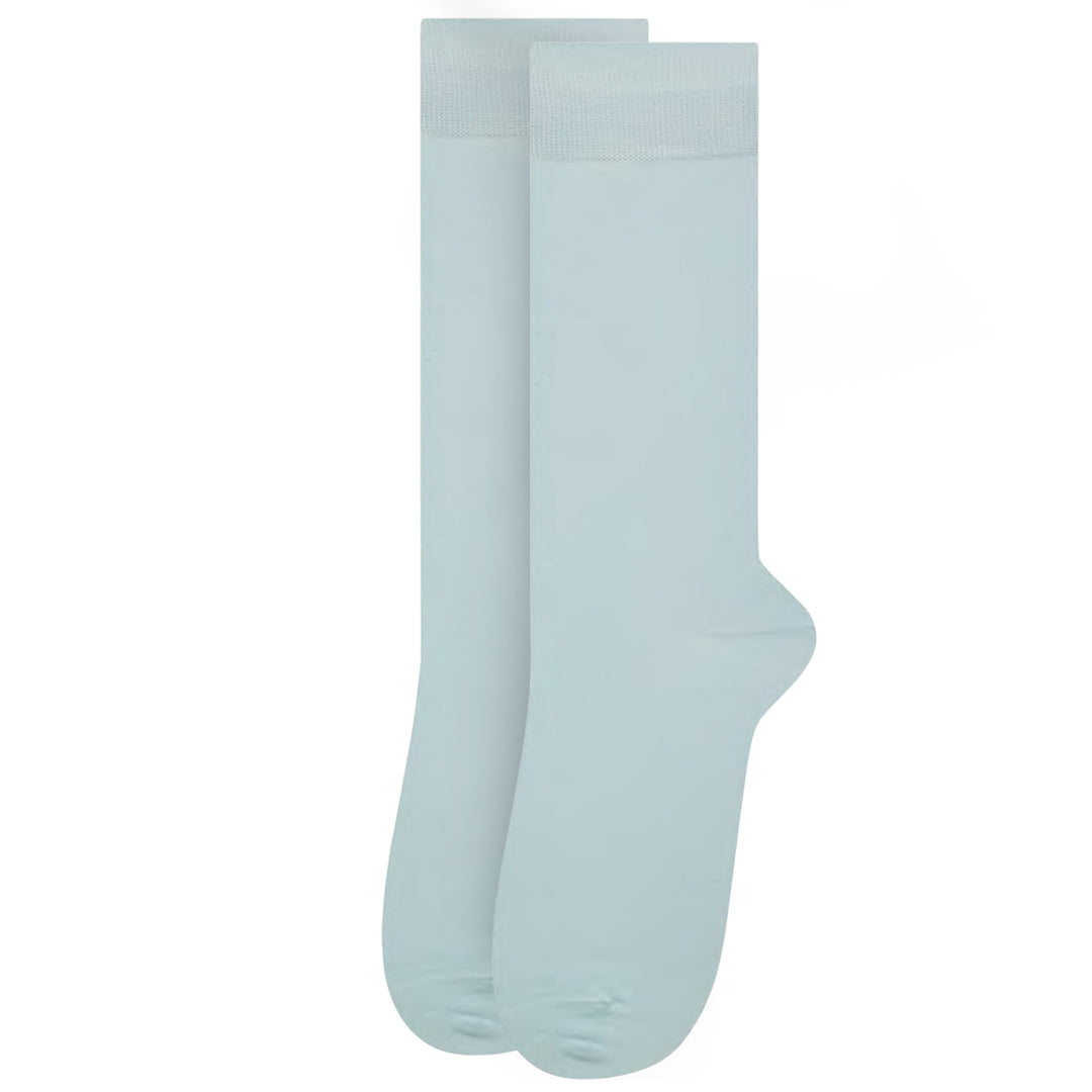 Solid Small Size Dress Socks - Powder Blue