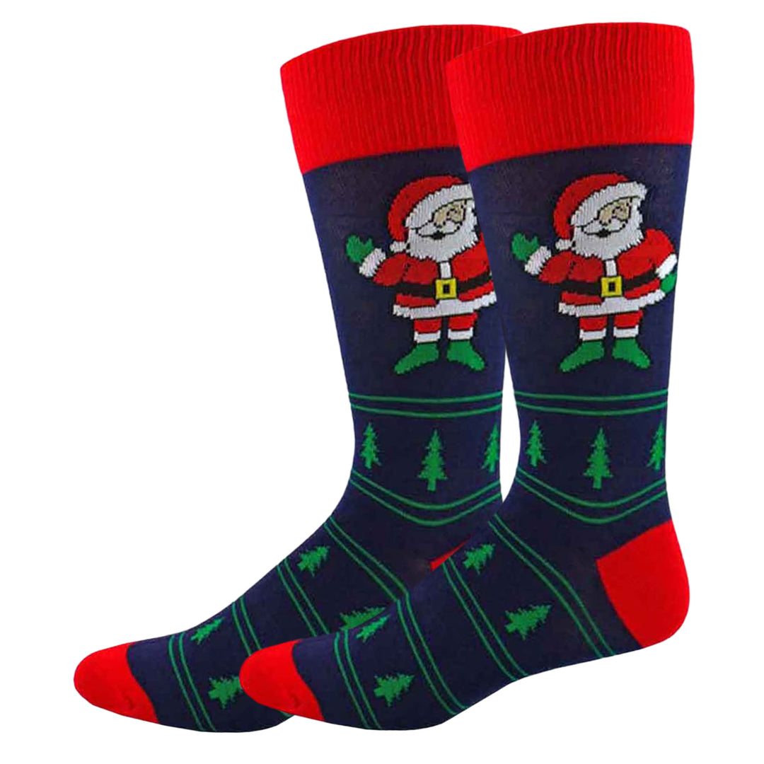 Men's Hi! Santa Christmas Trees Socks
