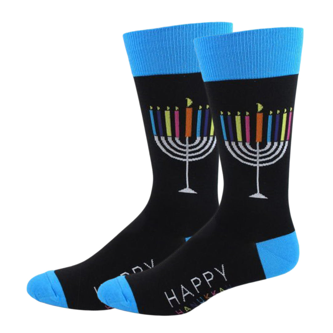 Women's Hanukkah Menorah Socks