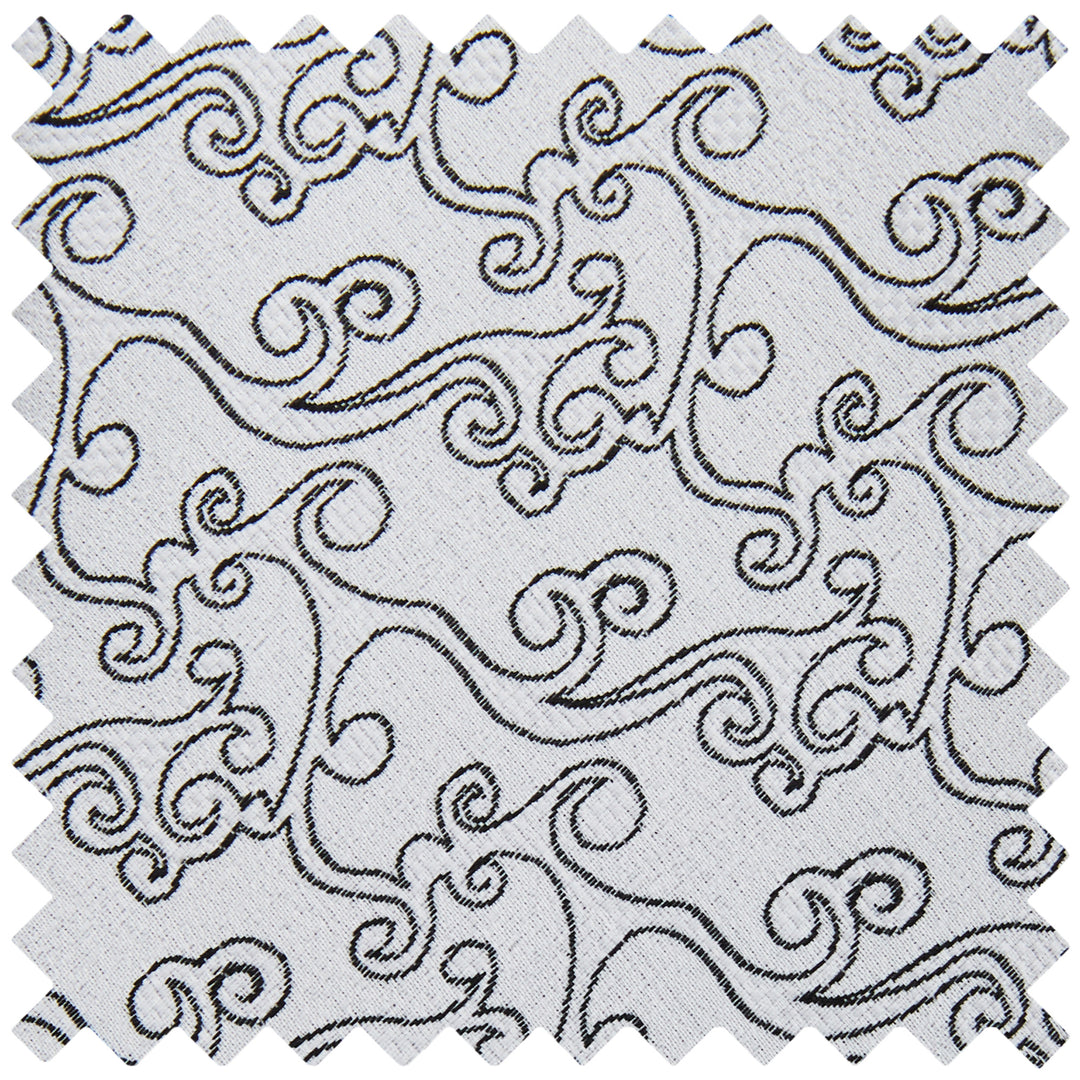 Bold Vine Tie - Silver