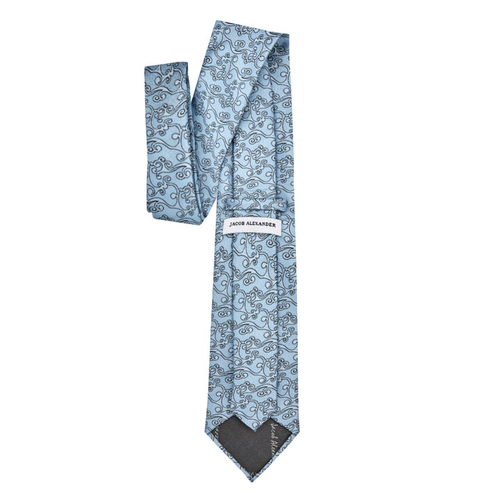 Bold Vine Tie - Blue