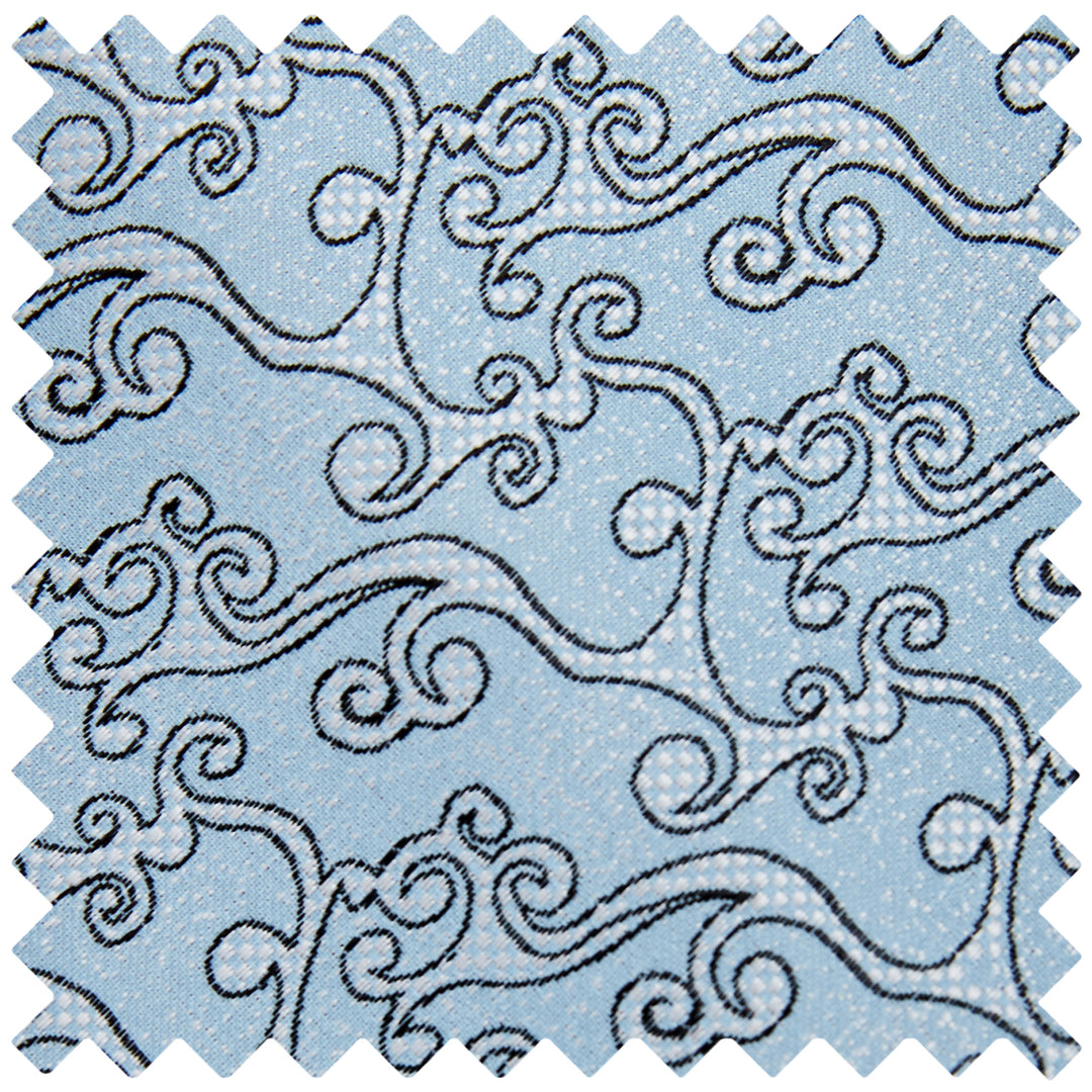 Bold Vine Tie - Blue
