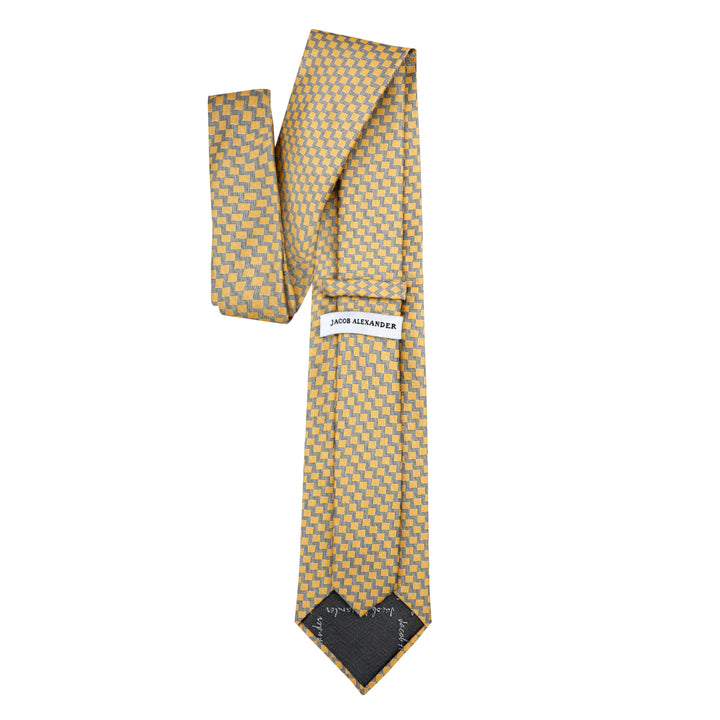 Zig Zag Tie - Yellow