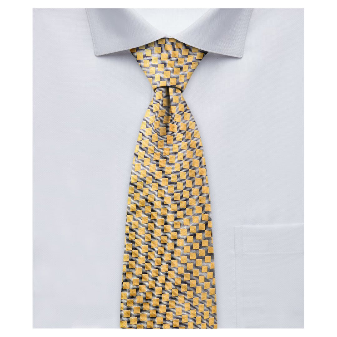 Zig Zag Tie - Yellow