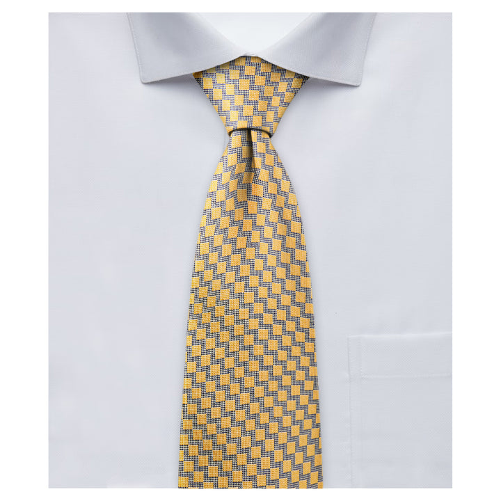 Zig Zag Tie - Yellow