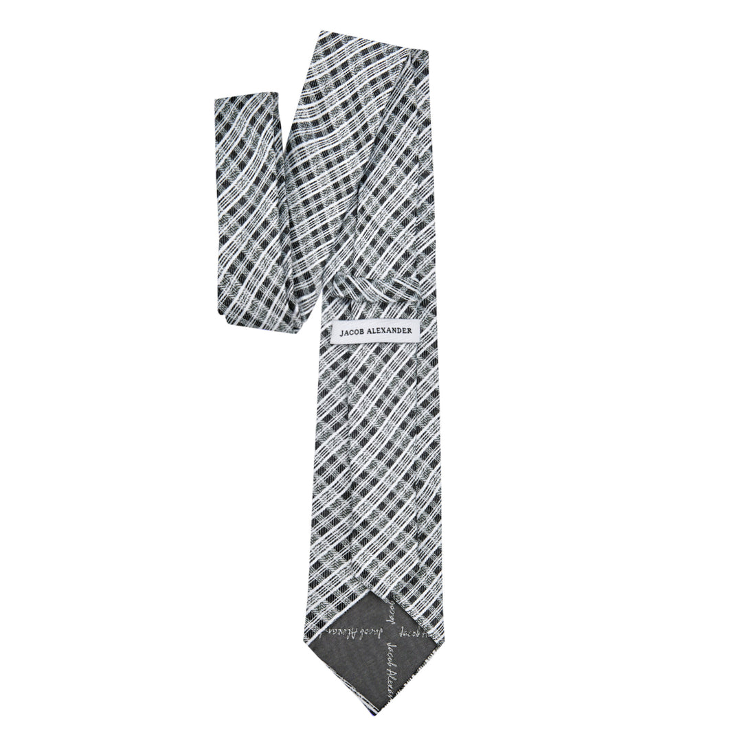 Plaid Tie - Black