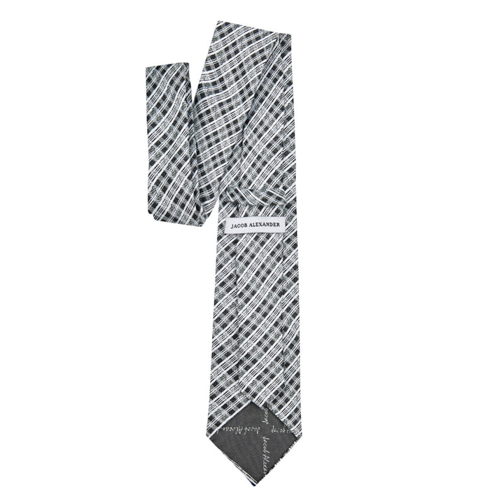 Plaid Tie - Black