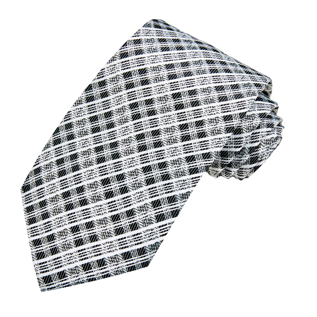 Plaid Tie - Black