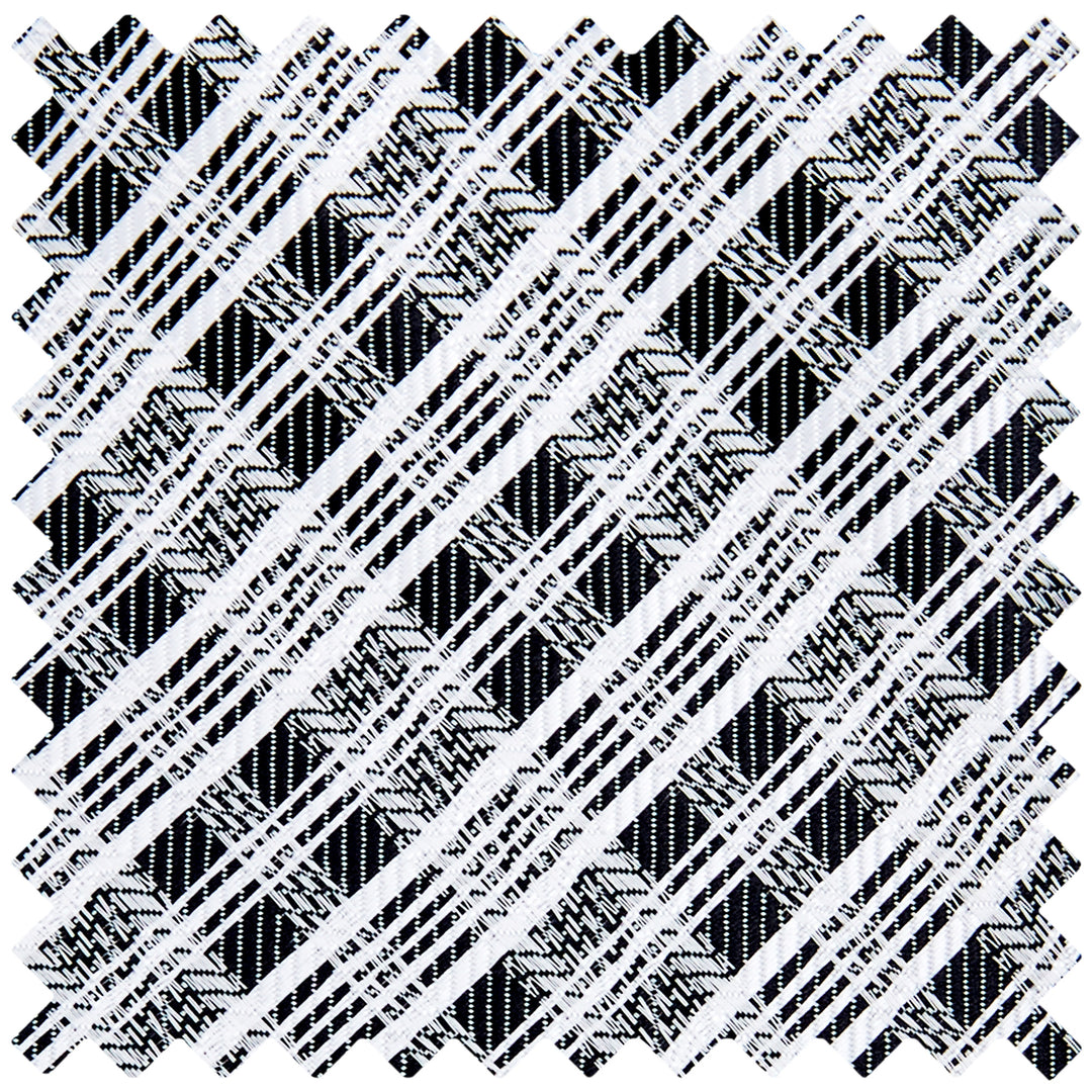 Plaid Tie - Black