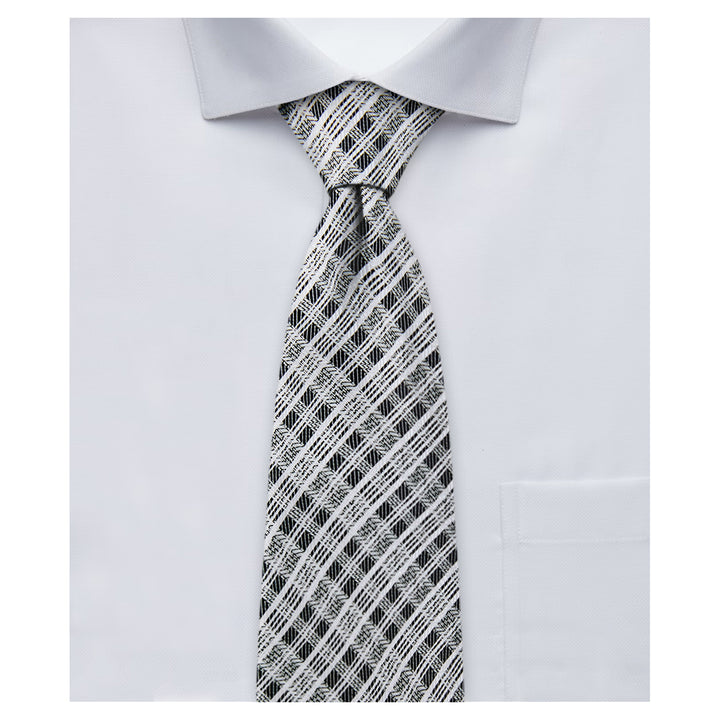 Plaid Tie - Black