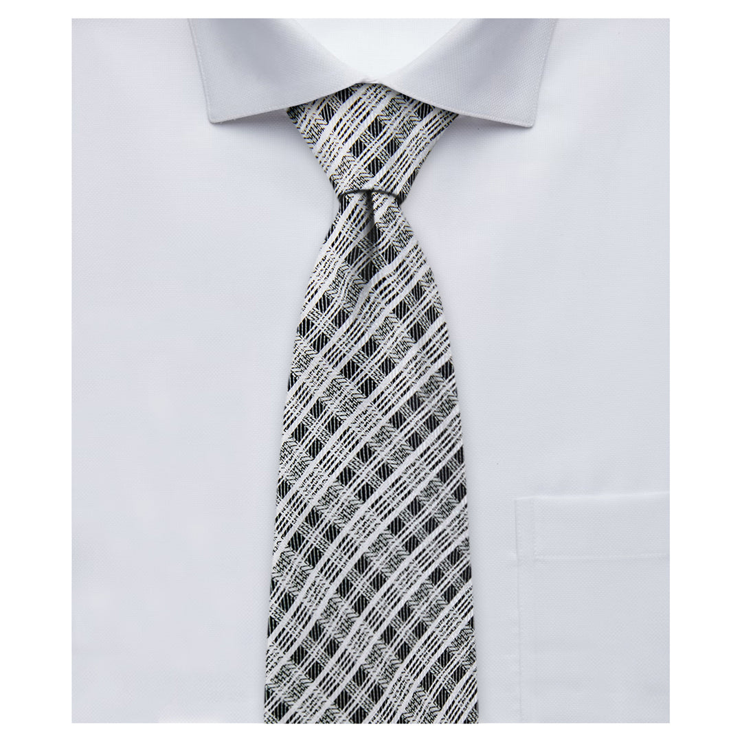 Wedding Plaid Tie - Black