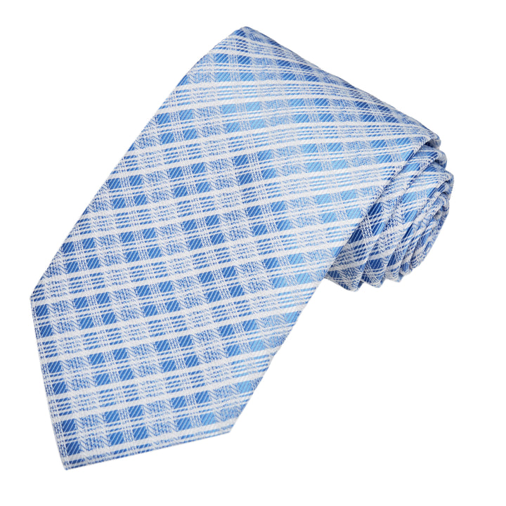 Plaid Tie - Blue