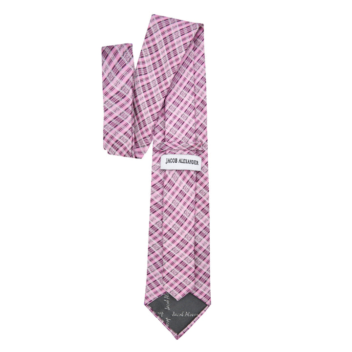Plaid Tie - Pink
