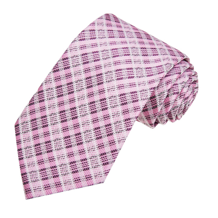 Plaid Tie - Pink