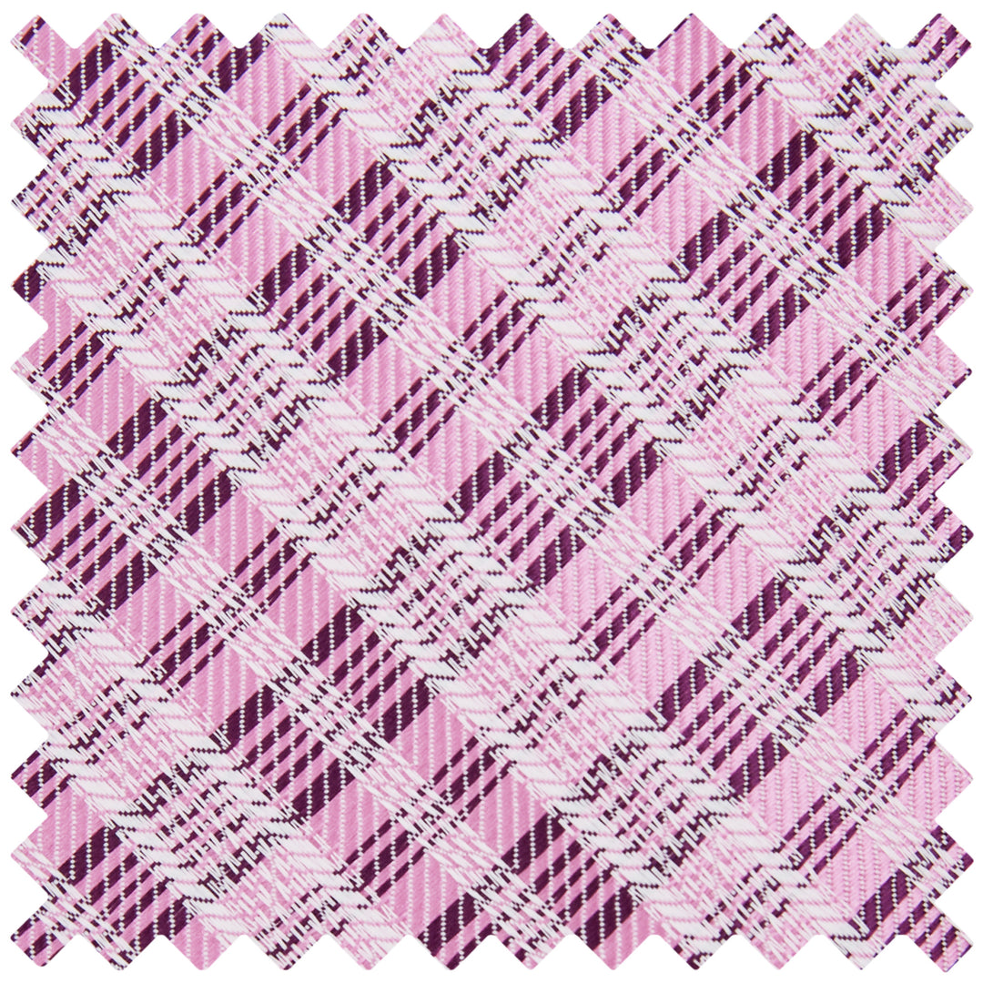 Plaid Tie - Pink