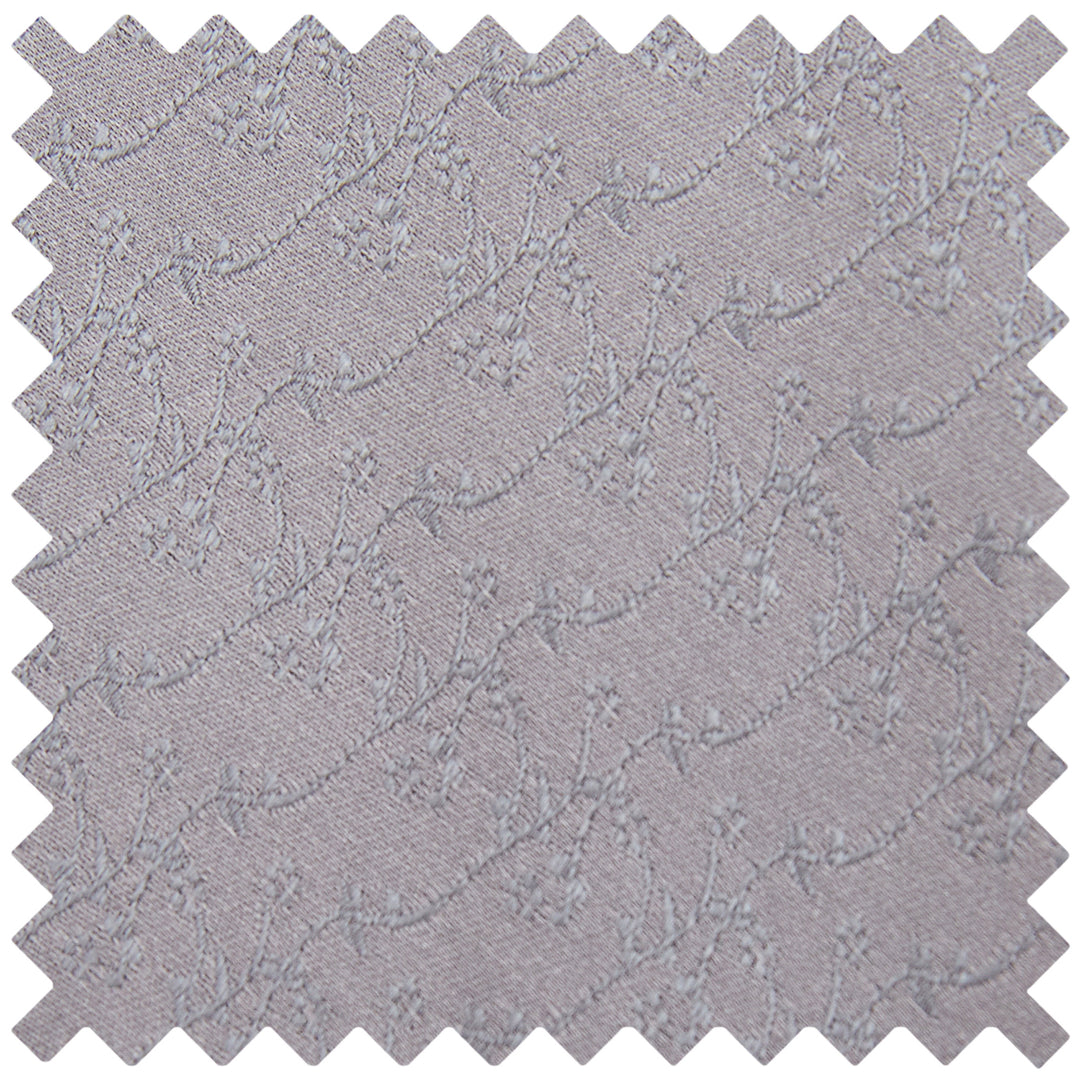 Delicate Vine Tie - Silver Gray