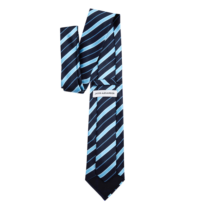 Stripes Tie - Light Blue