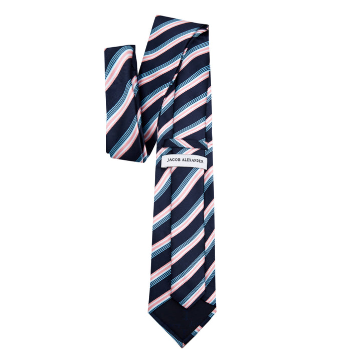 Chevron Stripes Tie - Pink