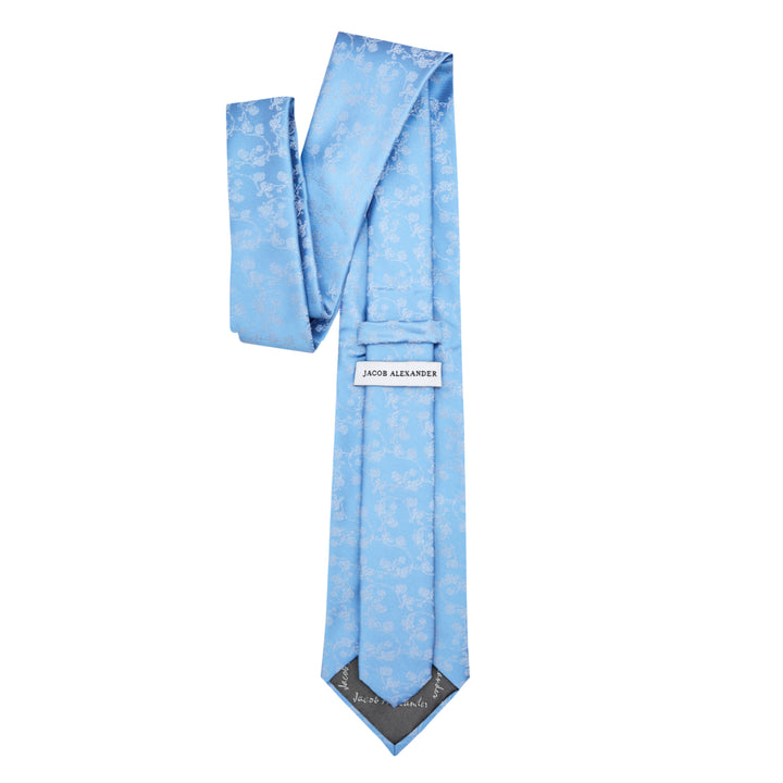 Floral Tie - Blue