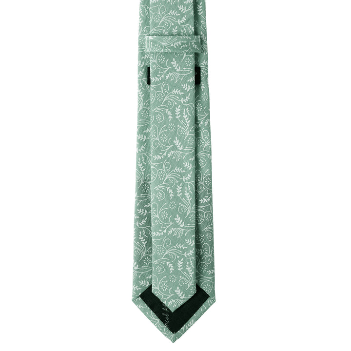 Floral Tie - Dusty Sage