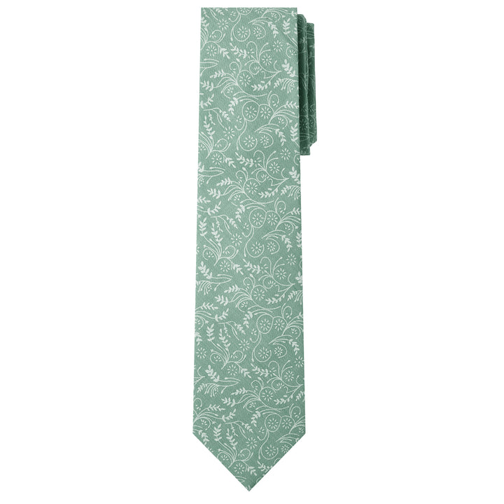 Floral Tie - Dusty Sage