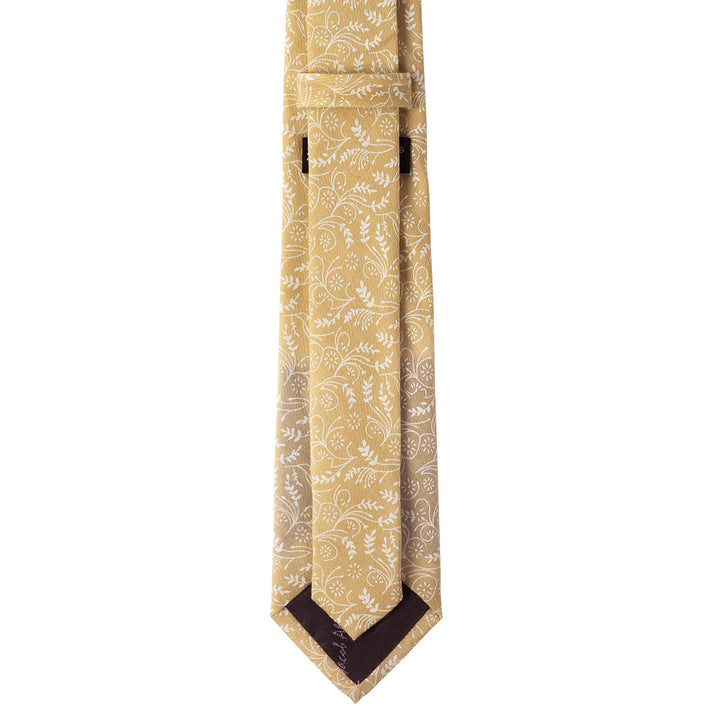 Floral Tie - Honey
